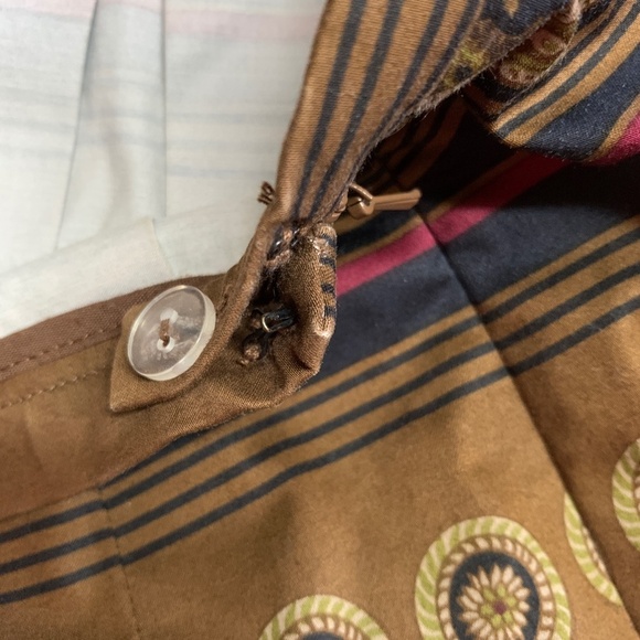 Harolds Womens Skirt Size 6 Knee Length Fit and Flare Colorful Lined Boho - Picture 8 of 11